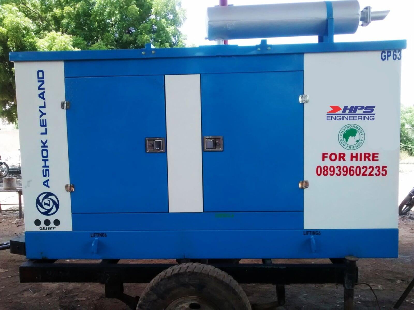 Review on Ashok Leyland 62.5 KVA sound proof CPCB 2 model Generator  